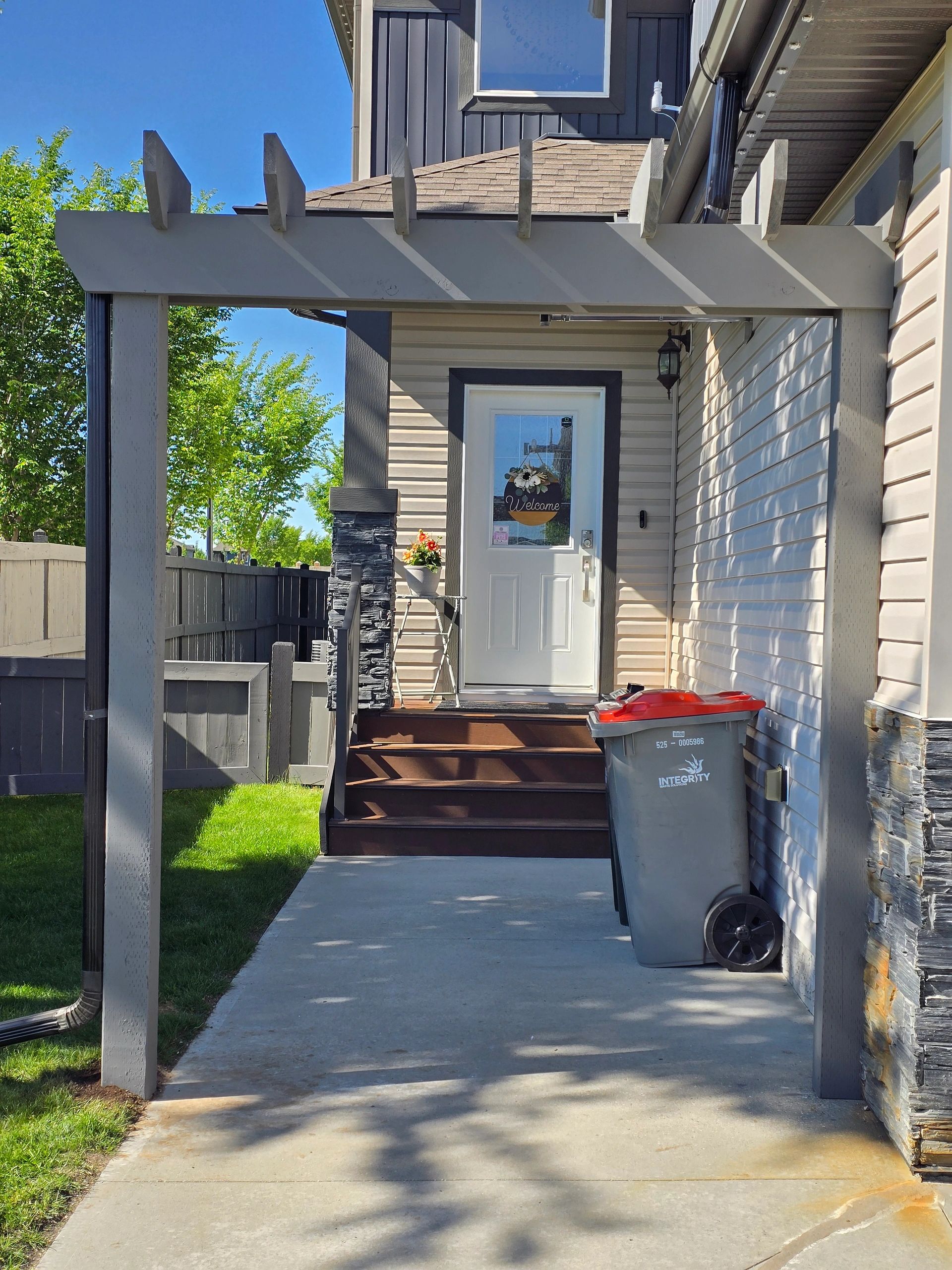 Residential home exterior renovation